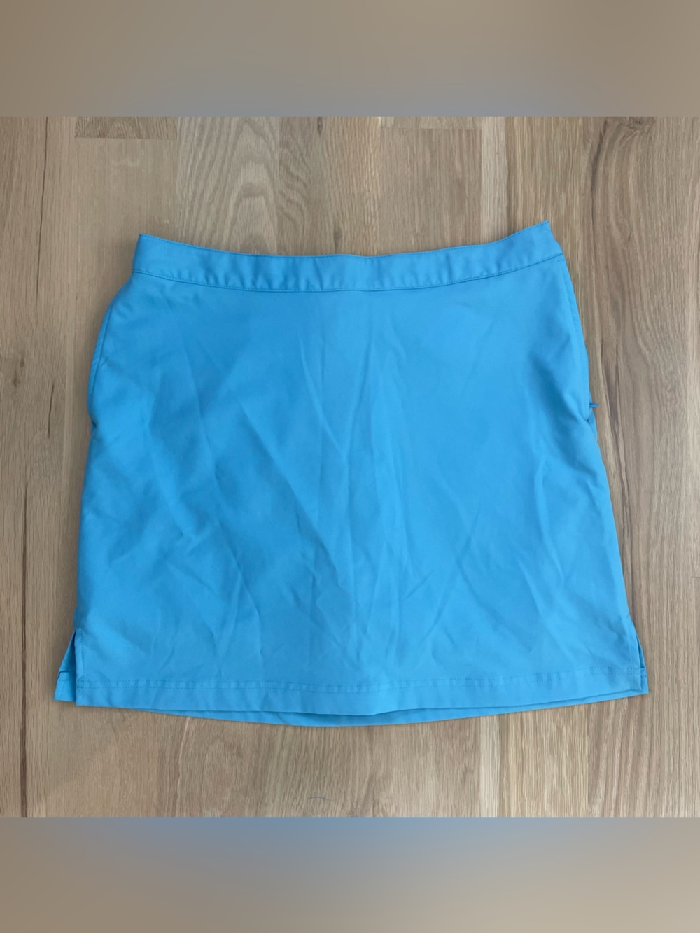 Greg Norman Collection Perfect Fit Sky Blue Skort Skirt Size 10